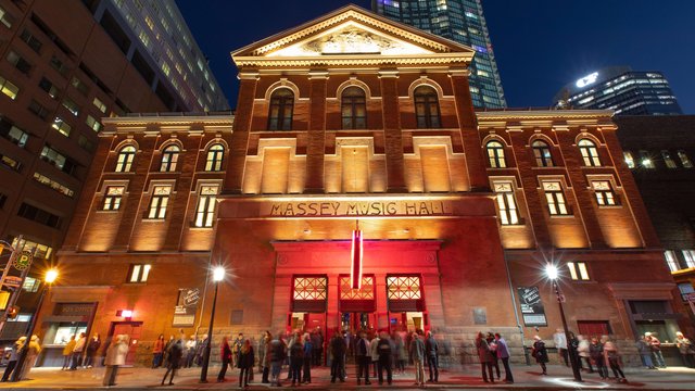 Exterior Shot Massey Hall Simon Tanenbaum