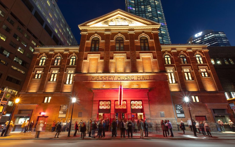 Exterior Shot Massey Hall Simon Tanenbaum