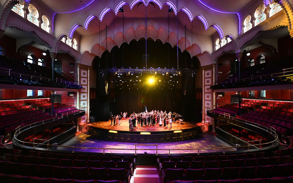 Private reception on the Allan Slaight Stage at Massey Hall