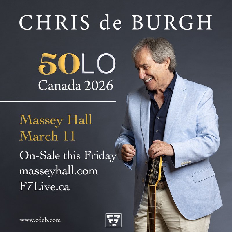 Chris De Burgh event page