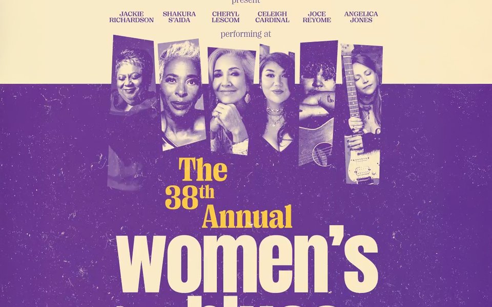 Womens Blues Revue 2025 Line Up Art